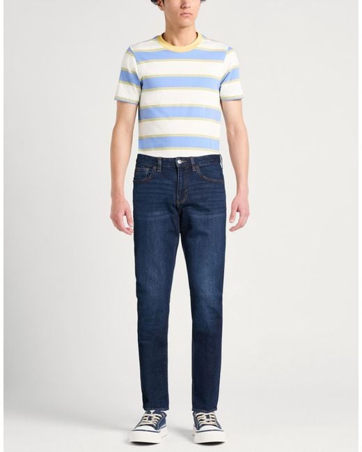 ARMANI EXCHANGE Blue Jeans Cotton, Elastane for men