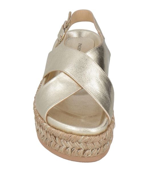 Paloma Barceló Natural Espadrilles Leather