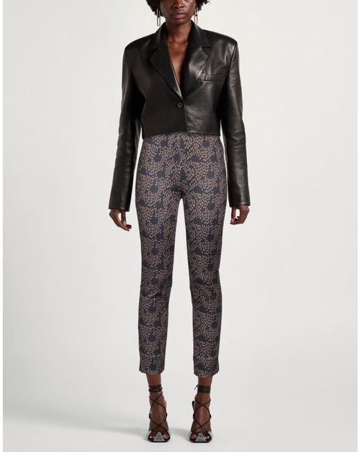 Seductive Gray Midnight Leggings Polyester, Elastane