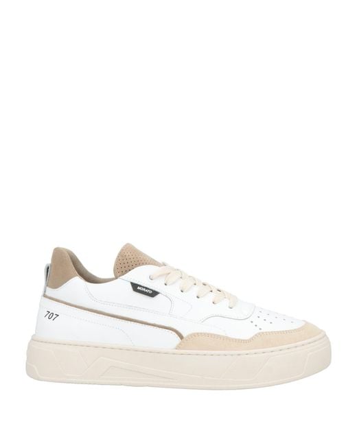 Antony Morato White Sand Sneakers Leather for men