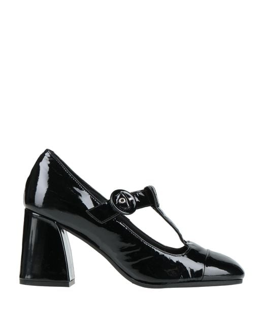 Carmens Black Pumps Leather