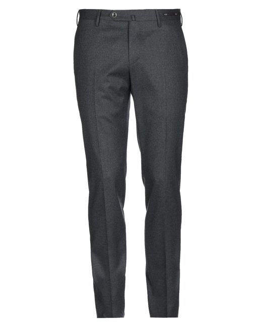 PT Torino Gray Pants Virgin Wool, Elastane for men