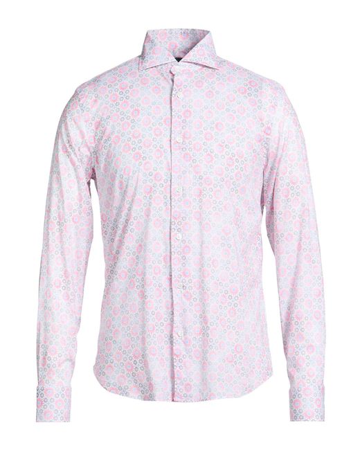 Fedeli Purple Shirt Cotton, Elastane for men