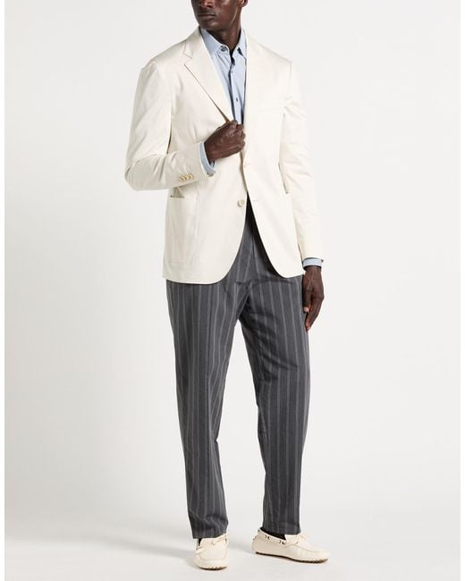 Lardini Natural Blazer Cotton, Elastane for men