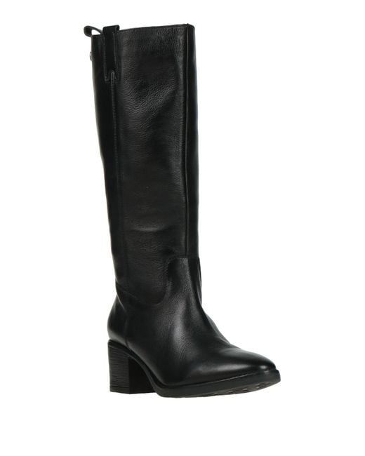 Top 3 Shoes Black Boot Leather
