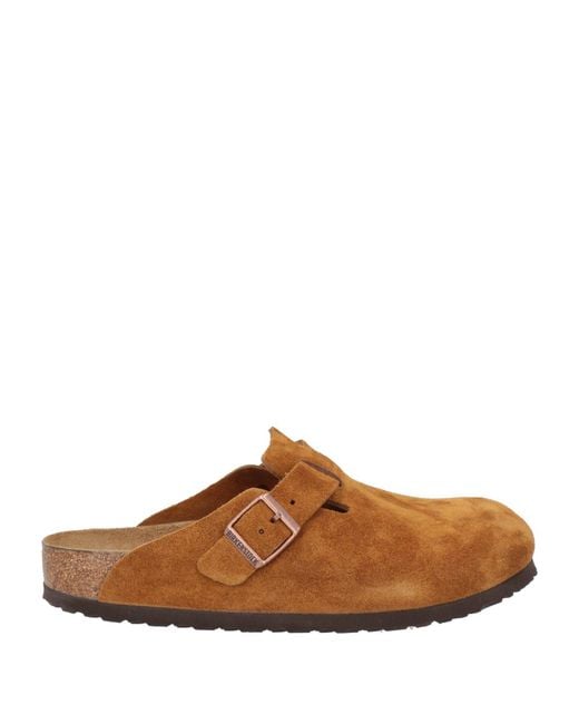 Birkenstock Brown Tan Mules & Clogs Leather for men