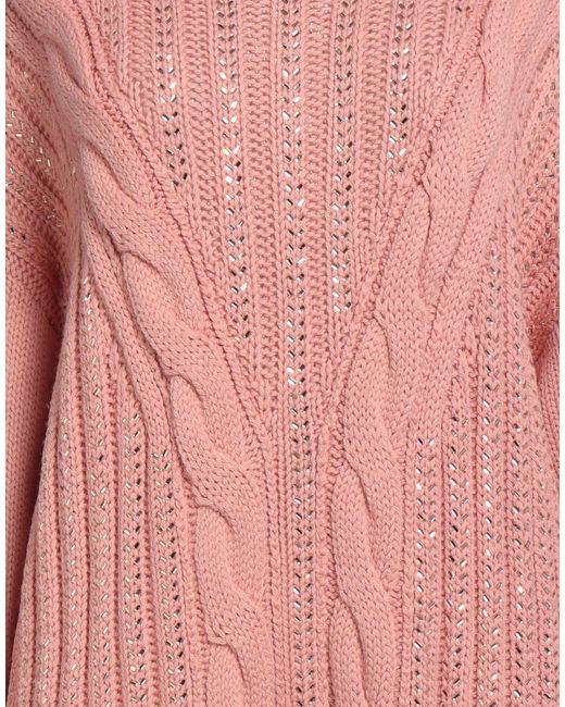 Clips Pink Turtleneck Wool, Acrylic