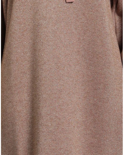 Deha Brown Light Mini Dress Polyester, Viscose, Polyamide