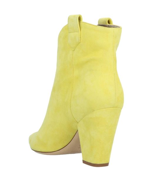 aldo yellow boots