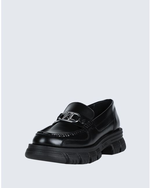 Karl Lagerfeld Black Loafers