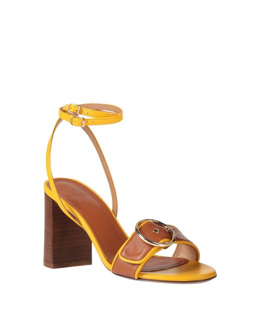 LAC Milano Metallic Sandals Leather