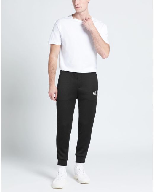 ARMANI EXCHANGE Black Pants for men