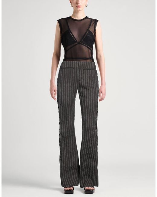 Ann Demeulemeester Gray Trouser