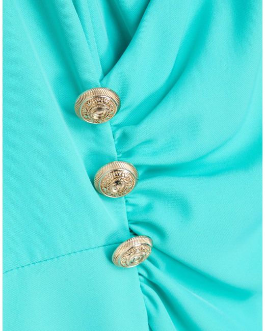 ViCOLO Blue Maxi Dress Polyester, Elastane