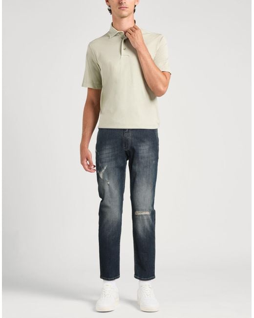 Daniele Alessandrini Blue Jeans Cotton, Elastane for men