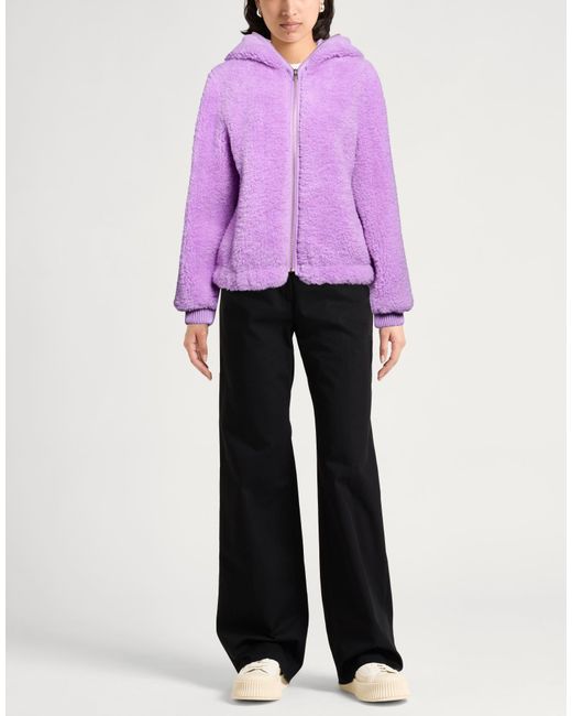 Liu Jo Purple Shearling & Teddy