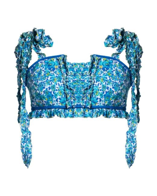 Poupette Blue Top Viscose