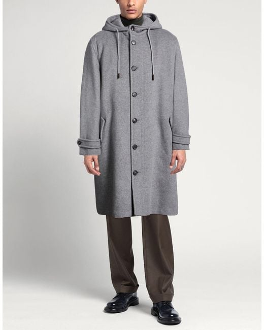 Montedoro Gray Coat for men