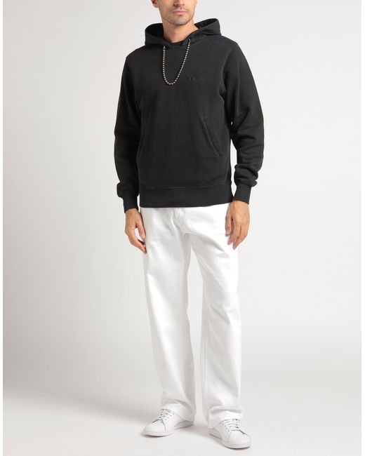 Ambush Black Sweatshirt Cotton, Polyester for men