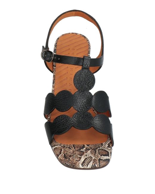 Chie Mihara Black Sandals