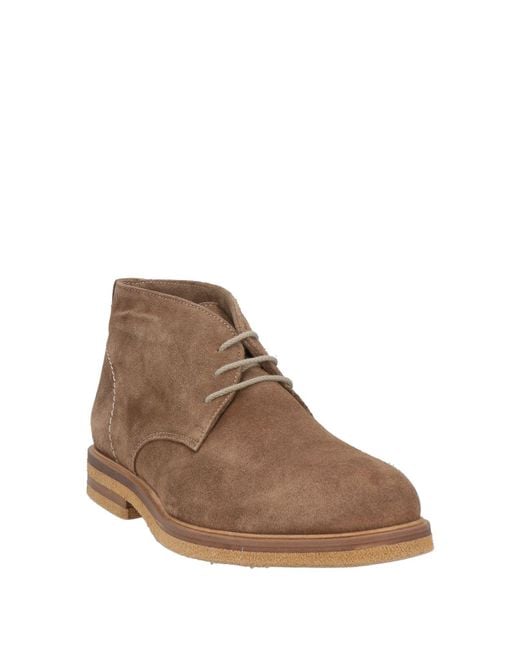 Baldinini Brown Ankle Boots Leather for men