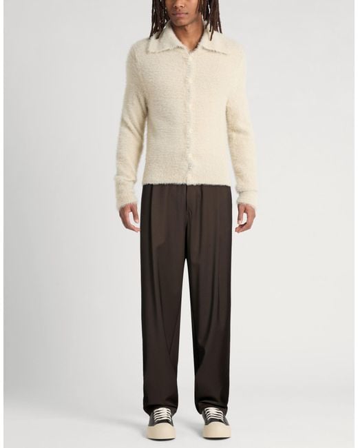 Laneus Brown Pants Virgin Wool for men