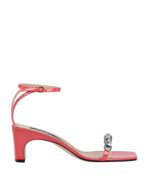 Sergio Rossi Pink Sandals Leather
