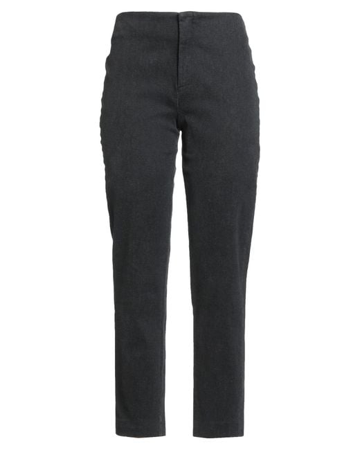 ALESSIA SANTI Gray Pants Cotton, Elastane