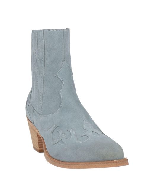 Eleventy Blue Ankle Boots