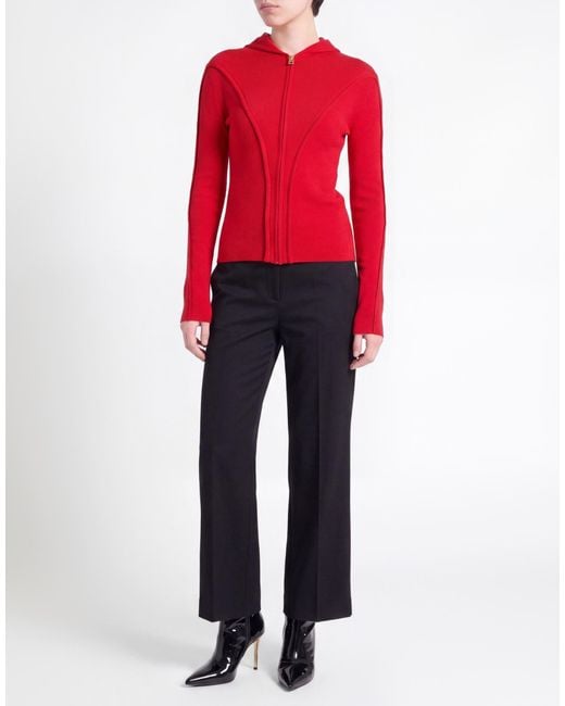 Victoria Beckham Red Cardigan