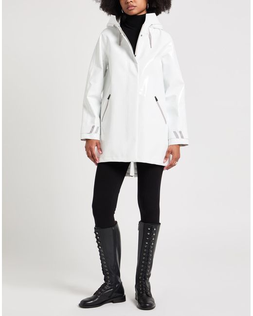 Herno White Overcoat & Trench Coat