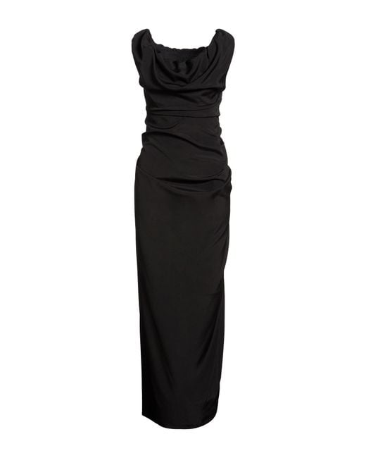 Vivienne Westwood Black Maxi Dress Polyester