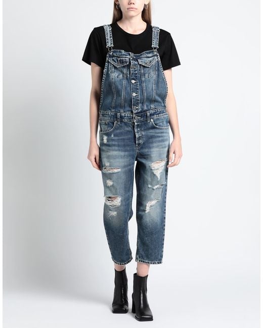 Dondup Blue Overalls