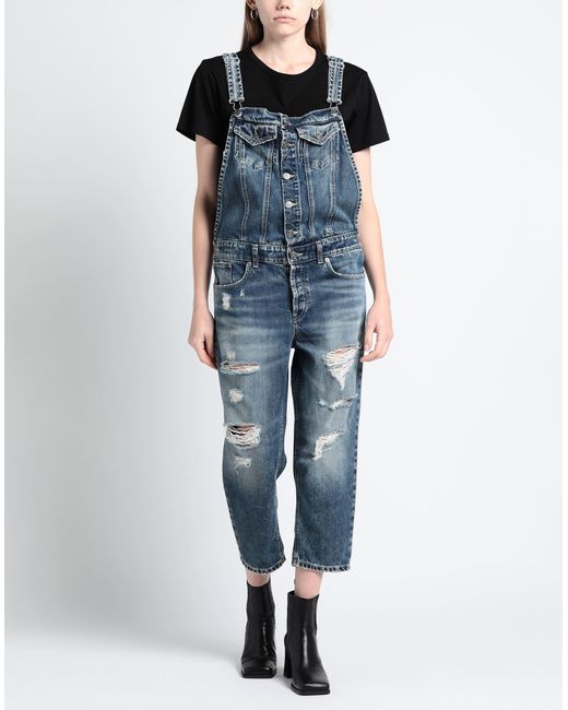 Dondup Blue Overalls