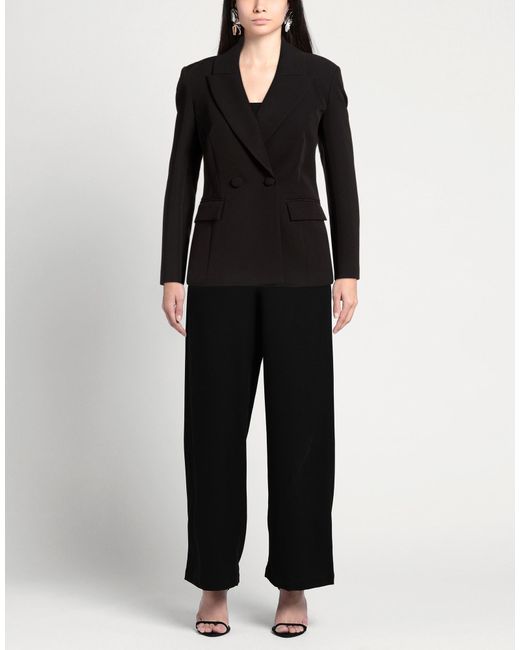 Rebel Queen Black Blazer Polyester, Elastane