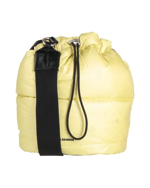 Jil Sander Metallic Cross-Body Bag Polyamide, Ovine Leather