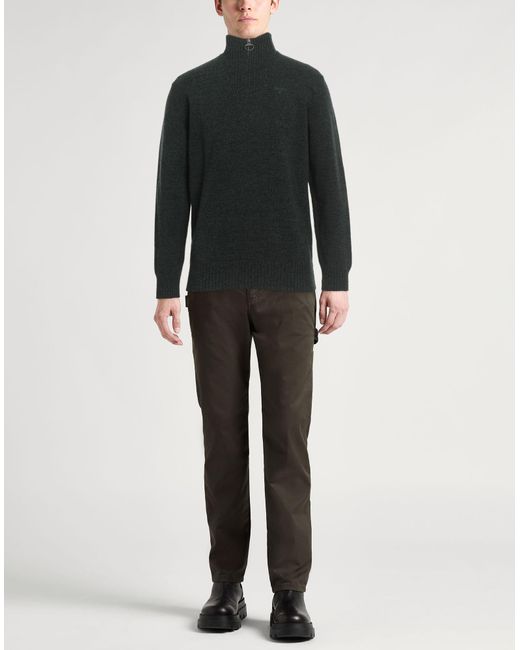 Barbour Black Dark Turtleneck Wool for men