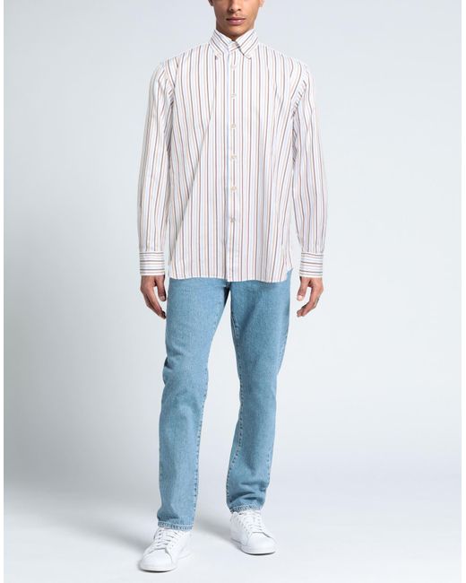Alessandro Gherardi White Shirt Cotton for men