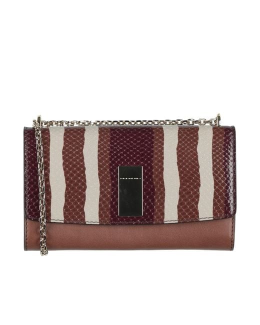 Piquadro Brown Crossbody Wallets