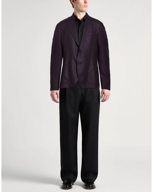 Roda Blue Plum Blazer Wool for men