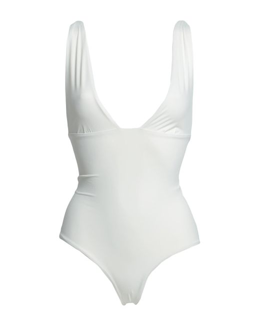 Khaven White One-piece Swimsuit