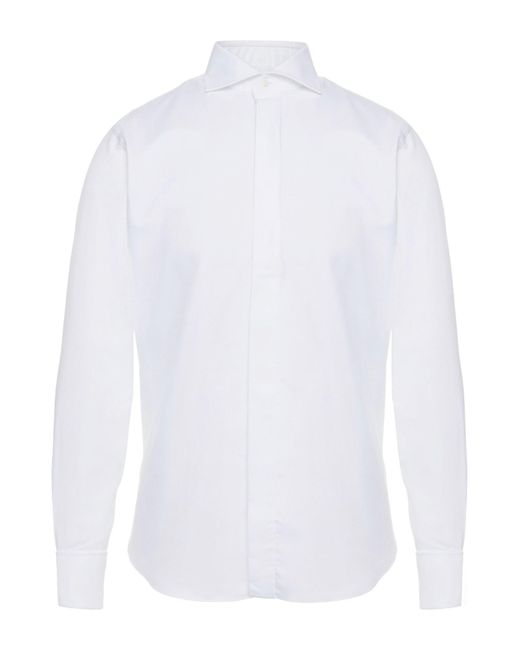 Alessandro Gherardi White Shirt Cotton for men