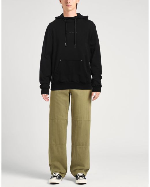 John Richmond Black Sweatshirt Cotton for men