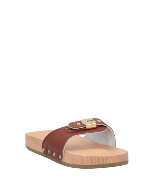 MyChalom Pink Mules & Clogs Soft Leather