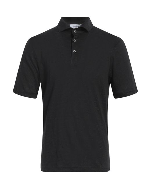 Gran Sasso Black Polo Shirt for men
