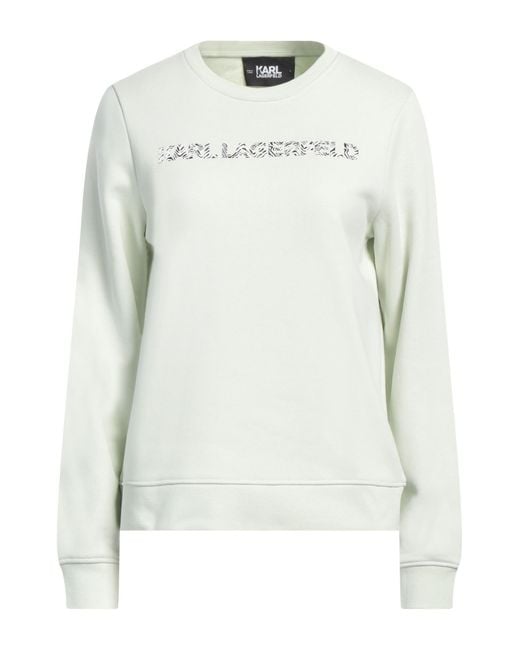 Felpa di Karl Lagerfeld in White