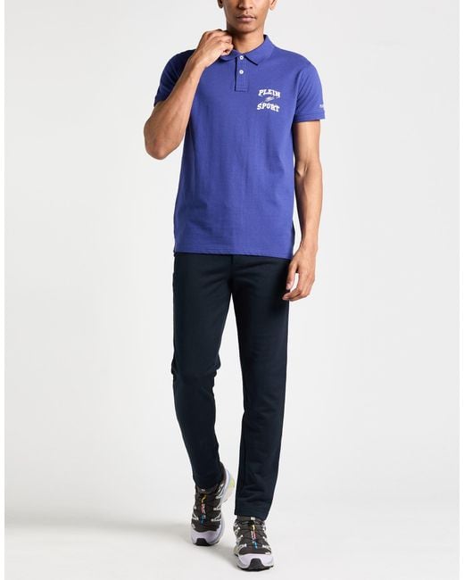 Polo Philipp Plein de hombre de color Blue