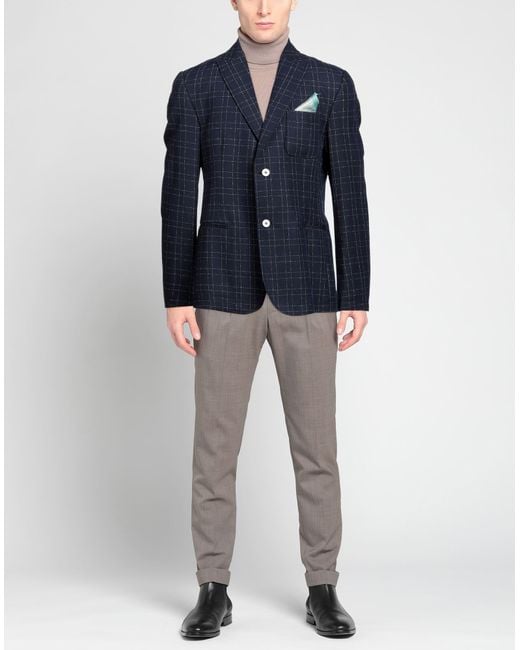 Daniele Alessandrini Blue Blazer for men