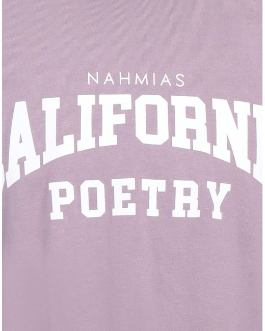 NAHMIAS Purple T-shirt for men