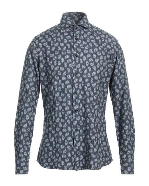 Xacus Blue Shirt Cotton for men